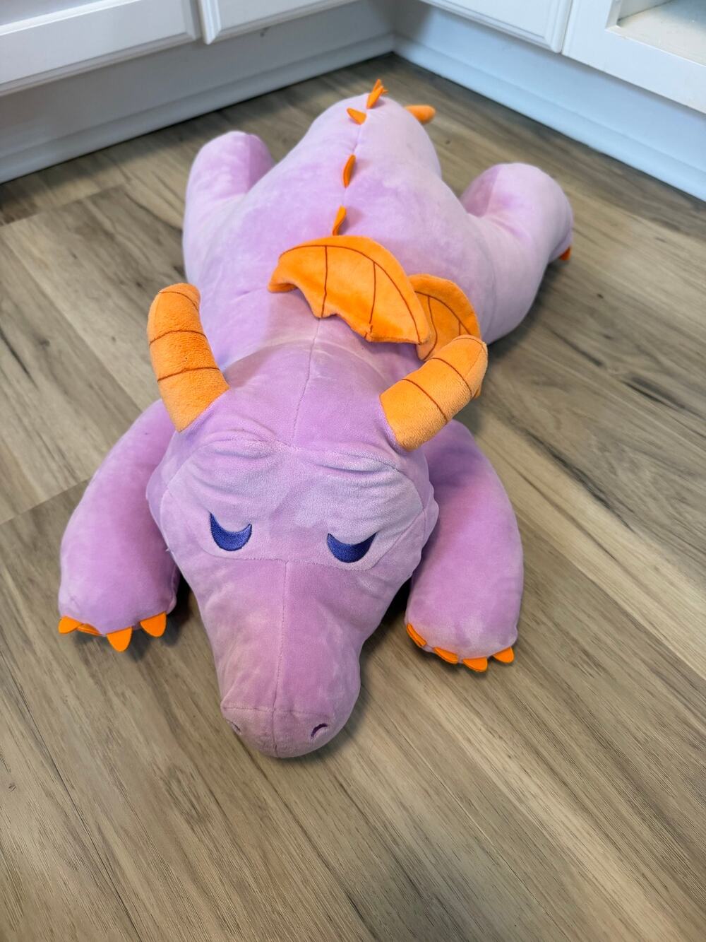 Disney Parks EPCOT Sleeping Dream Figment Dragon Cuddleez Large 25" Plush